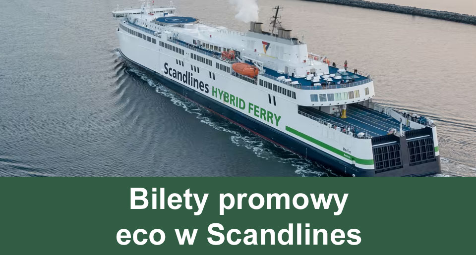 Bilety promowy eko w Scandlines