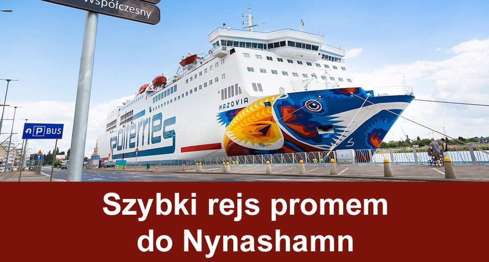 Szybki rejs promem do Nynashamn