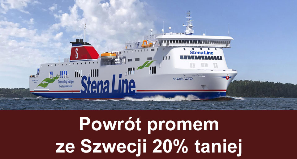 Powrót promem ze Szwecji 20% taniej