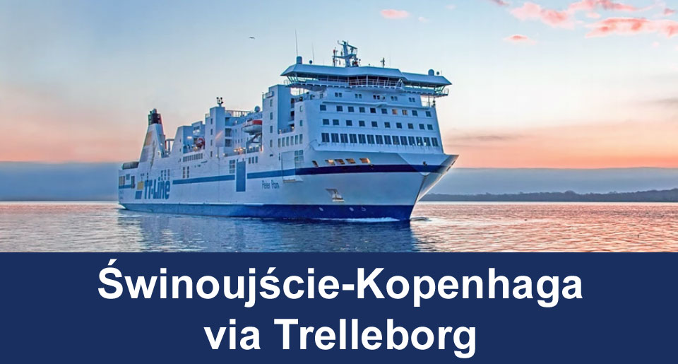 Świnoujście-Kopenhaga via Trelleborg