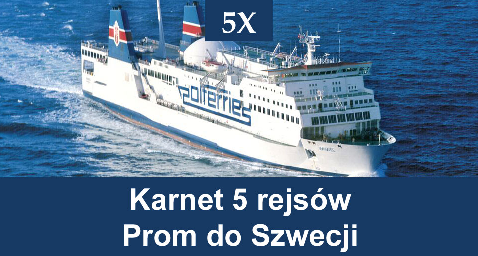 Bilet 5-przejazdowy do Szwecji