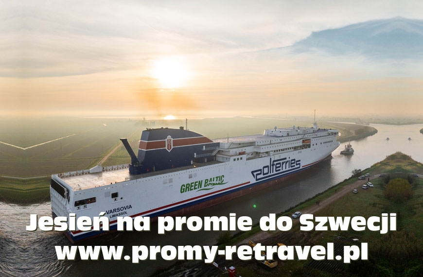 Jesień na promie do Szwecji