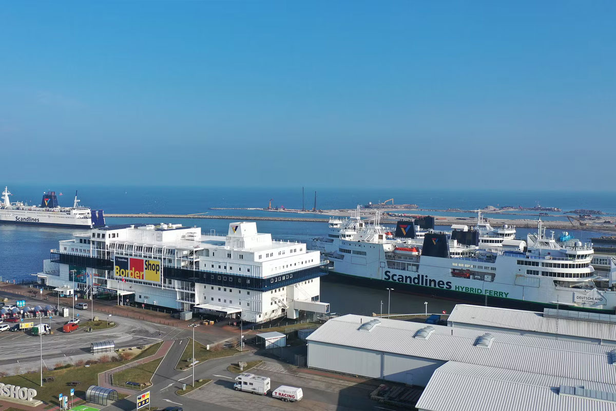 Promy Scandlines w porcie