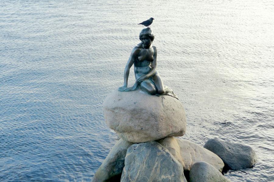 Kopenhaga - pomnik Syrenki