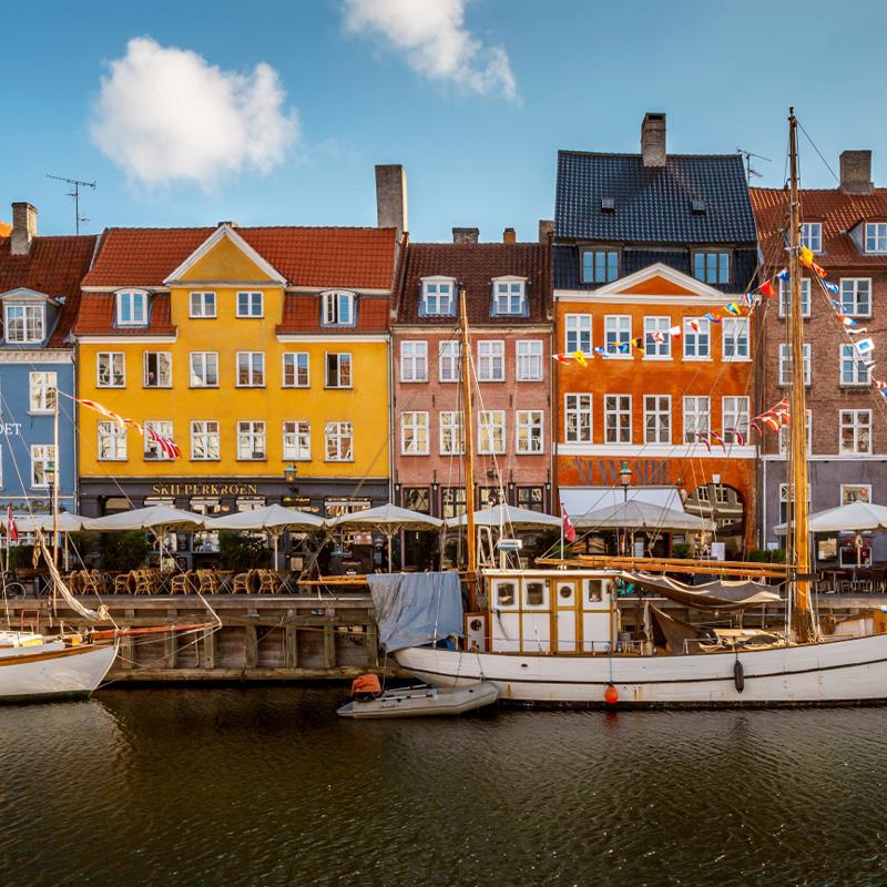 Malowniczy port Nyhavn