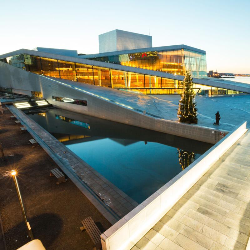 Budynek opery w Oslo
