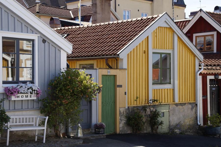 Karlskrona - typowa zabudowa