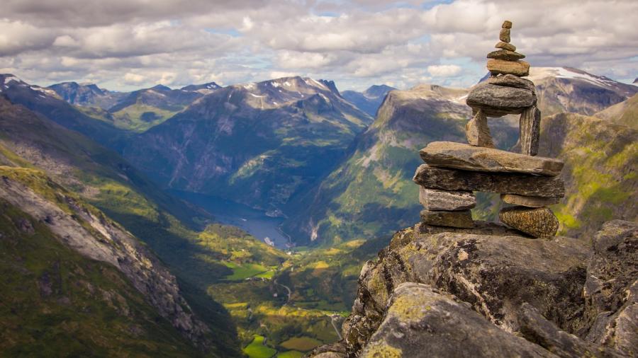 Geiranderfjord w Norwegii